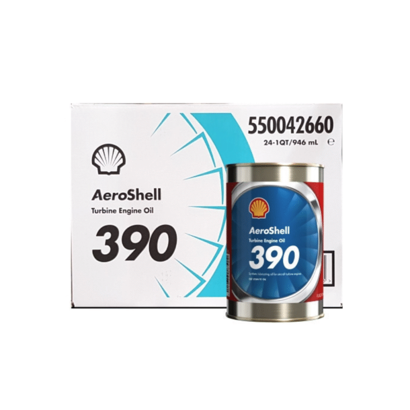 Aceite para Turbina Aeroshell 390 - ASTO390 - Caja de 24 Qts. (22.71Lts.)