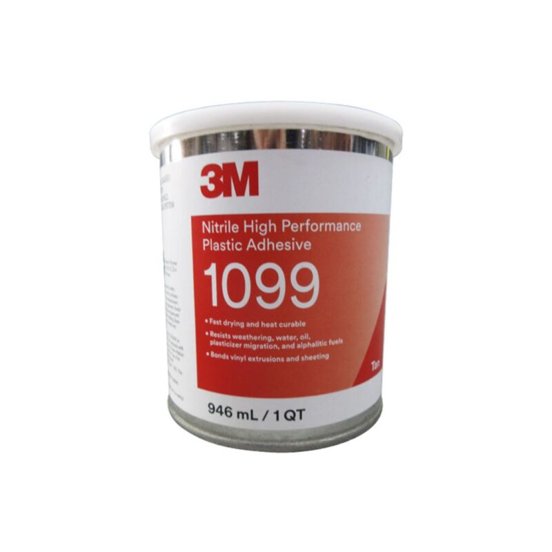 Adhesivo plástico de nitrilo de alto rendimiento 3M 1099, 021200-19811 - Lata de 1 Qt. (946 ml.)