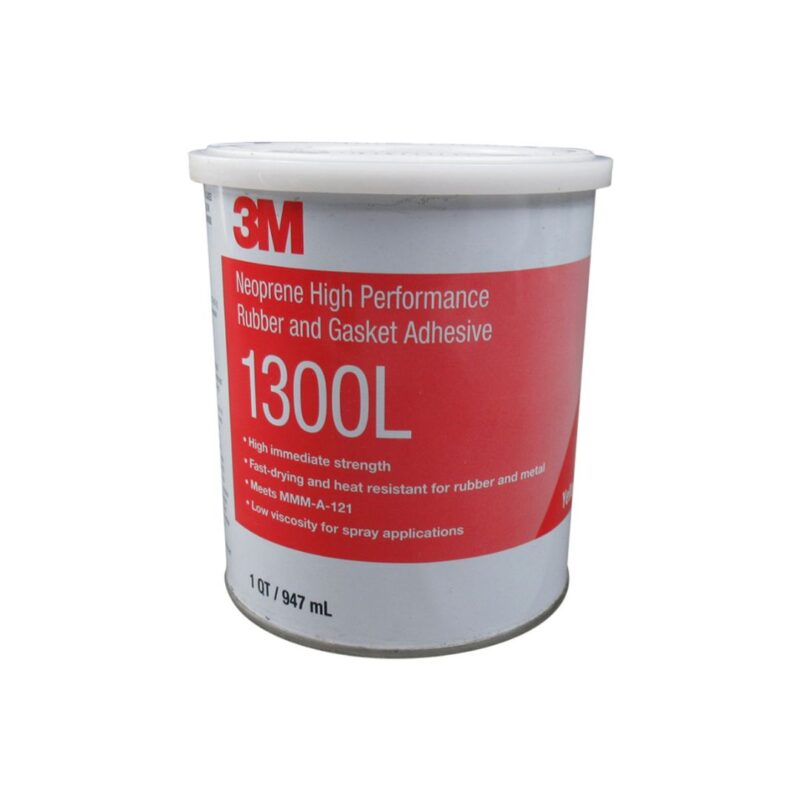 Adhesivo de neopreno de alto rendimiento 3M Scotch-Weld 1300L, 021200-19927 - Lata de 1 Qt. (946 ml.)